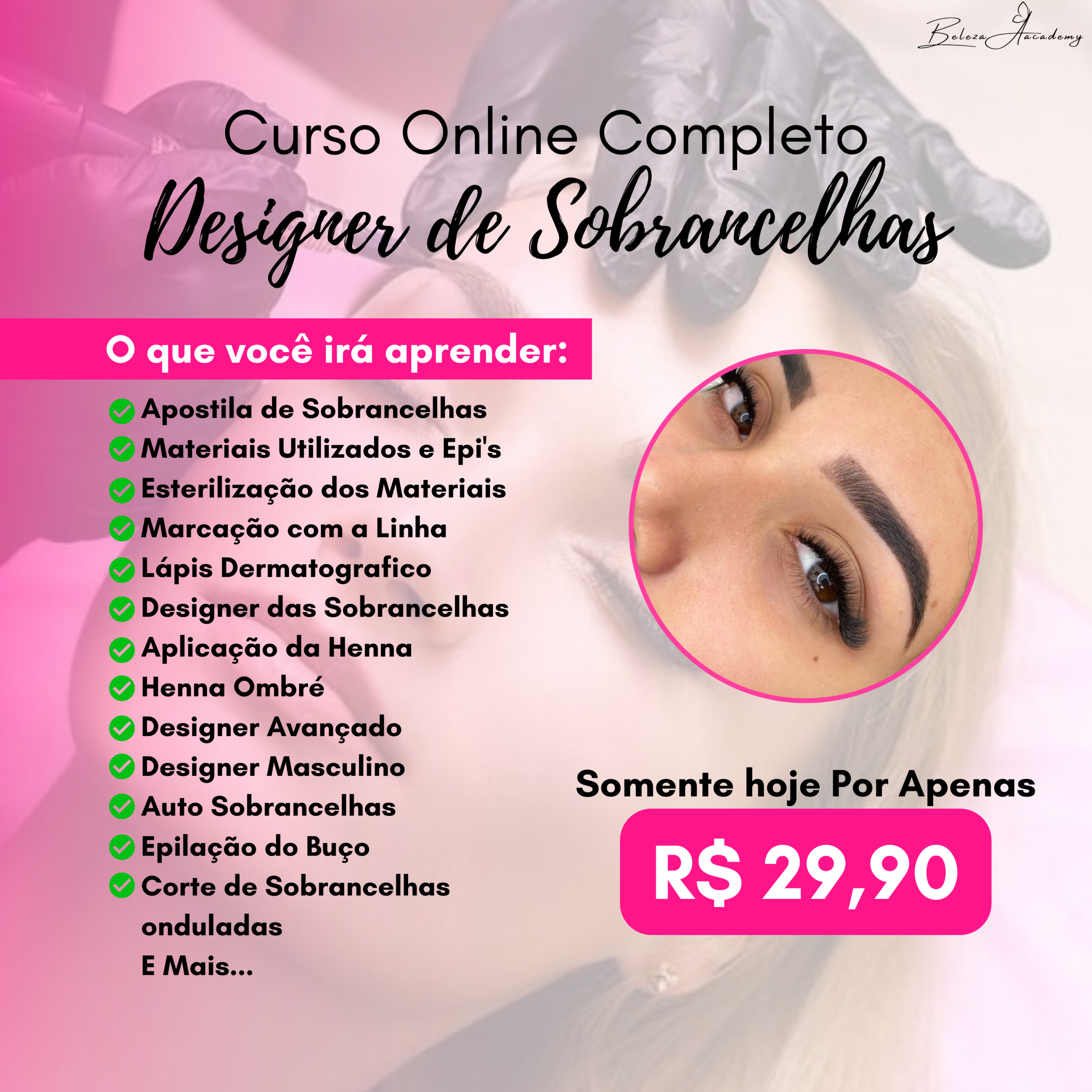Curso Designer De Sobrancelha